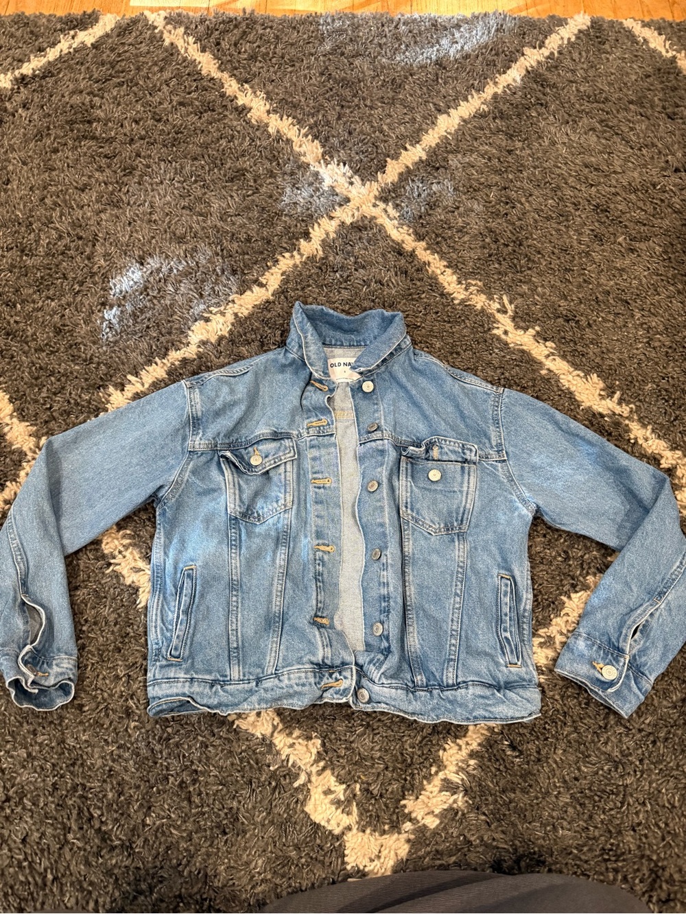 Old navy denim jacket size small EUC